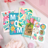 20 Pcs Happy Mother'S Day Greeting Cards Modern Floral Blank Note Cards With Kraft Envelopes Mother'S Day Present Gift Box Assorted Cards For Holiday Party Celebration Flowers Cards-4X6