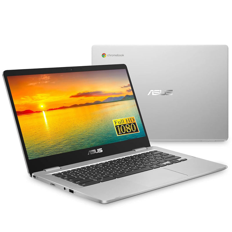 ASUS Flagship Chromebook 14 FHD Student Laptop, Intel Celeron N4020 (2 Core, U