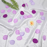 200Pcs Purple White Rose Petals For Wedding Lavender Purple Silk Petals Wedding Aisle Decor Flower Girl Scatter Petal For Valentine'S Day Flower Basket Table Centerpieces Romantic Night Decoration