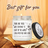 Sympathy Scented Candle Gifts For Loss Of Loved One, There Are Those Who Continue To Light Up The World, Thinking Of You, Memorial Candle Gifts For Loss Of Relatives, Funeral Decorations42