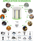 E26 LED Corn Light Bulb 25W 250W Equivalent 3500 Lumens 5000K Daylight White High Brightness