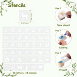 144 Pcs Baby Shower Games Sign Kit, Including 50 Diy Blank Wooden Blocks, 41 Stencils, 36 Acrylic Paint Markers, 15 Advice Cards, 1 Game Sign, 1 Storage Box For Baby Shower Games, Gender Reveal Party