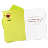 Hallmark Shoebox Funny Birthday Card for Her (Wine and Grapes)