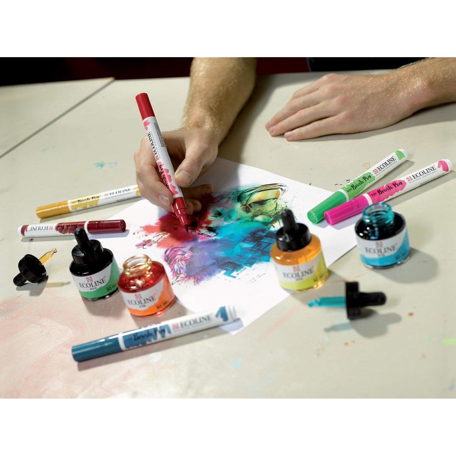 ROYAL TALENS Ecoline N.100 1x BOTTLE 30ml.