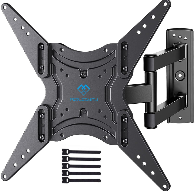 Full Motion Tv Wall Mount For 26-55 Inch Tvs With Articulating Arms Swivels Ti