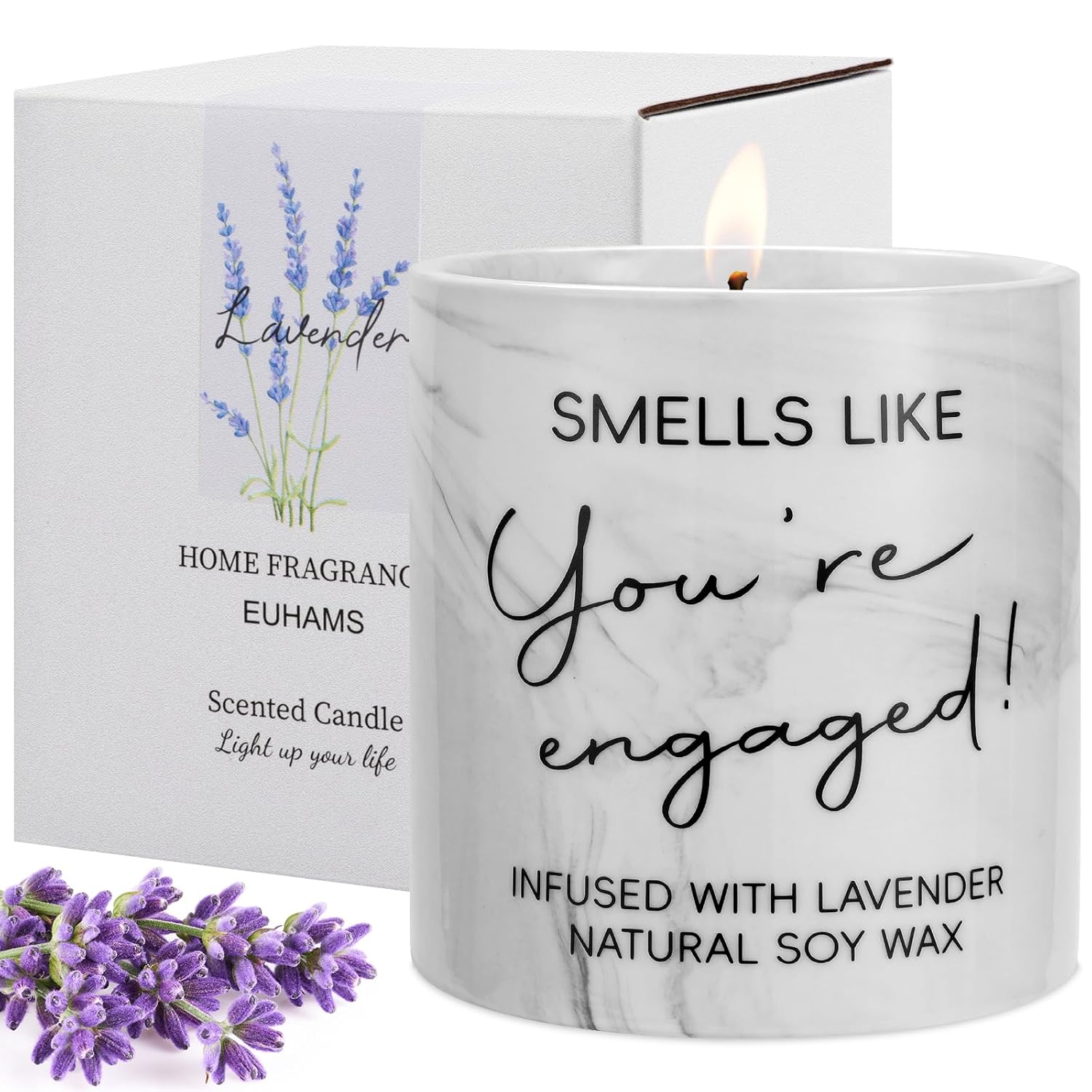 Funny Engagement Gifts - Candle Gifts For Newly Engaged Couples - Bachelorette Party Gift For Bride To Be