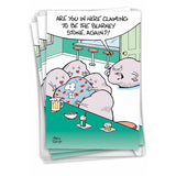 Pack Of 3 Funny St. Patrick'S Day Greeting Cards With Envelopes (1 Designs, 3 Each) Blarney Stone C8889Spg-C3X1