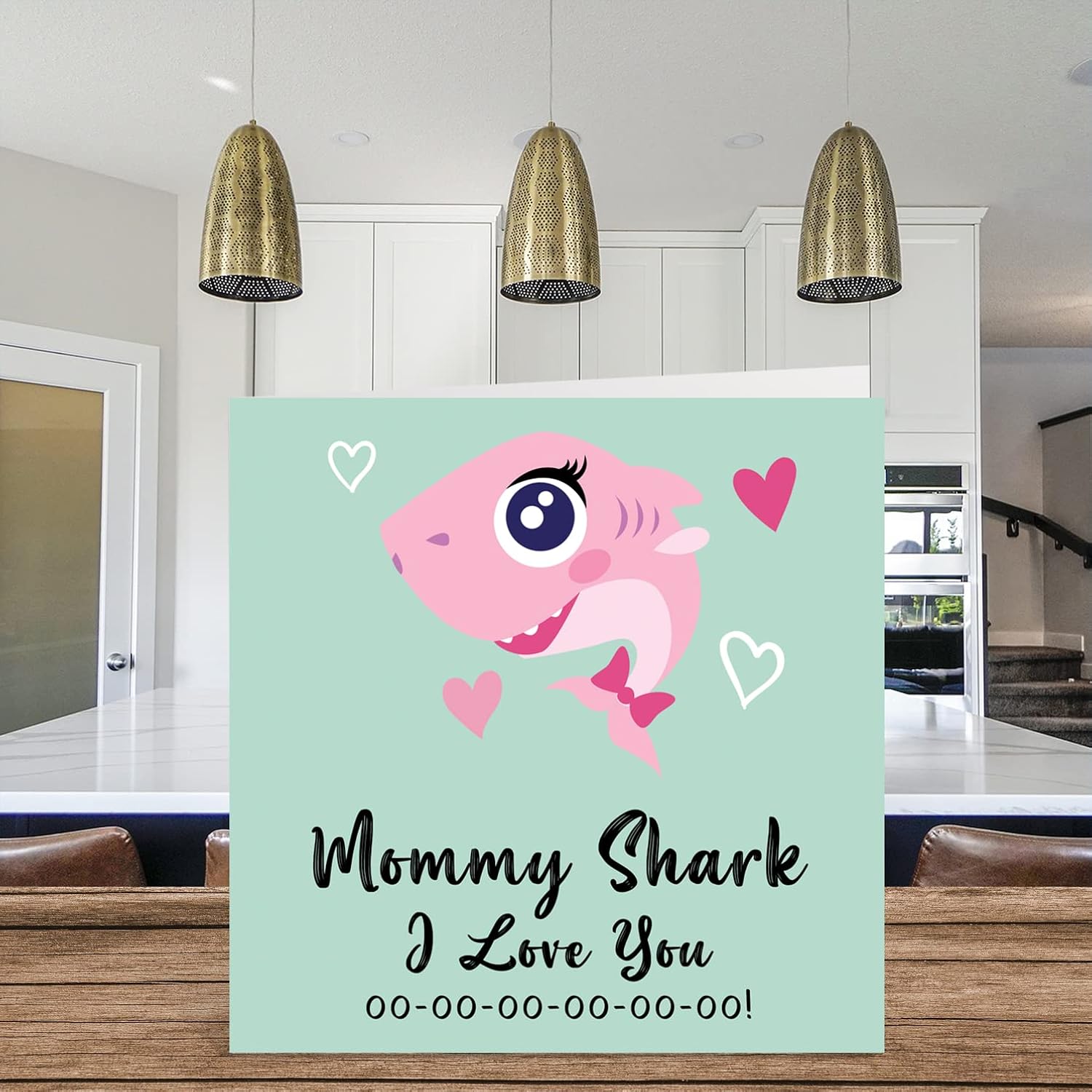 Birthday Cards For Mommy - Mommy Shark - Mommy Birthday Card From Daughter Son, Happy Birthday Mommy, Baby Mother'S Day, 145Mm X 145Mm Seasonal Mothers Day Mama Mammy Mummy Funny Greeting Cards