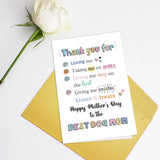 Dog Mom Mother'S Day Card, Cute Mother'S Day Card From Dog, Happy Mother'S Day Card For Dog Owner, Best Dog Mom Card