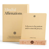 Mindful Affirmations, 52 Positive Affirmation Cards For Women With Display Stand, Daily Affirmations For Inspiration, Mindfulness & Self Care, Unique Gifts For Women And Men