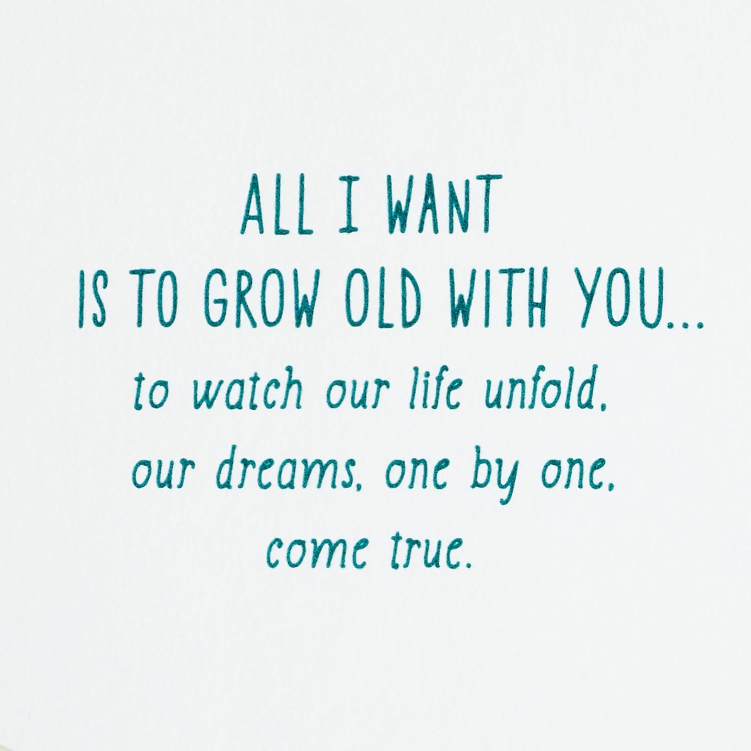 Hallmark Romantic Valentine's Day Card (Love You For the Rest of My Life) for Anniversary, Love, Just Because, and More