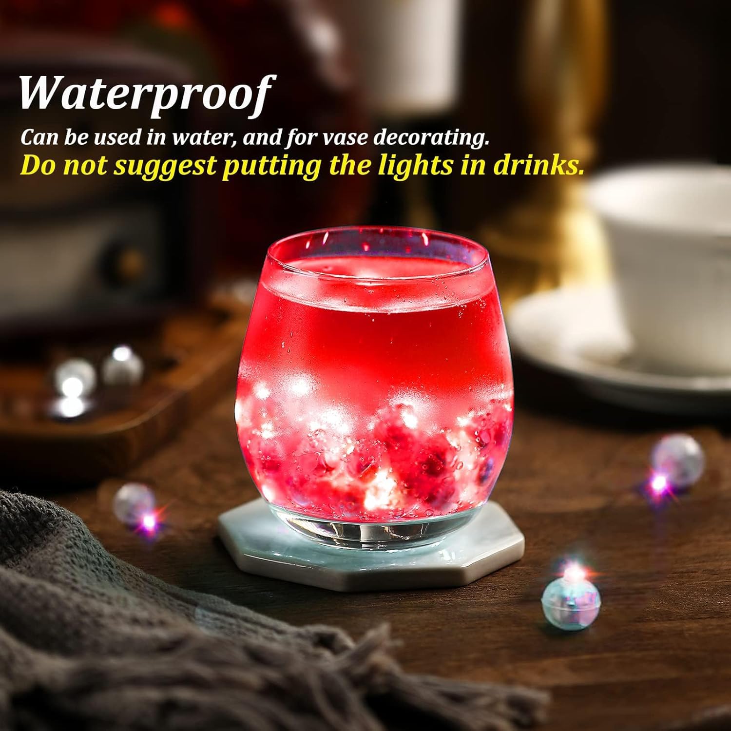 Red Led Balloon Lights, 100Pcs Mini Round Balls Lights Long Standby Time Flash Ball Lights For Balloon Paper Lantern Led