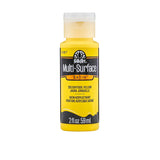 FolkArt Pl2912 Multi-Surface Paint, 2 oz, Daffodil Yellow