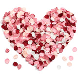 800 Pieces Faux Flowers Silk Rose Petals Burgundy Flower Petals For Valentines Wedding Flower Basket Romantic Dinner Table Centerpieces Bridal Shower Party Decor (Pink Series)