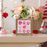 Pink Pet Valentines Day Decor, Wooden Love Xoxo Sign, Valentine'S Day Decorative Signage Plaque Indoor Table Wall Shelf Desk Tiered Tray Rustic Farmhouse Home Decorations Cat Dog Lovers Gift