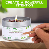 White Sage Candle, Sage Leaf, Rose, Lavender, Himalayan Salt & Essential Oil