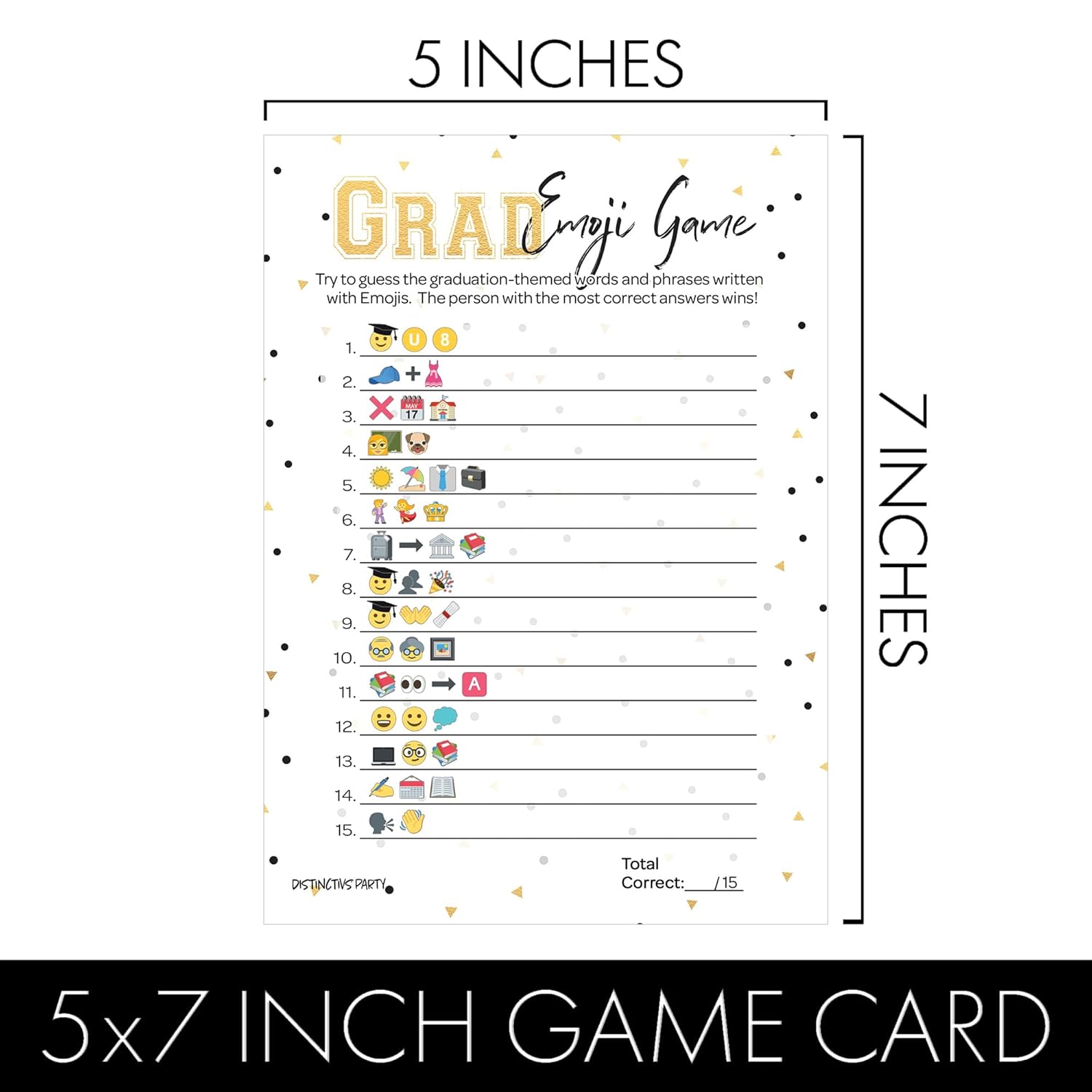 Graduation Party Games, 4 Graduation Games For Parties – This Or That, Emoji, Picture Zoom, Word Search - 25 Guests, Fun Idea