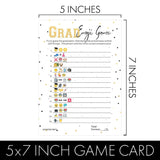 Graduation Party Games, 4 Graduation Games For Parties – This Or That, Emoji, Picture Zoom, Word Search - 25 Guests, Fun Idea