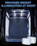 LED Interior Cabin Courtesy Lights Replacement for Ford Transit 150 250 350 2014 to 2024 Cargo Dome Lighting 6000K White
