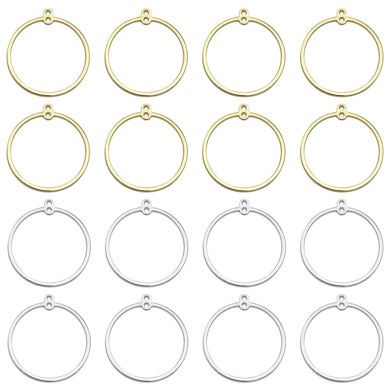 24Pcs Earrings Beading Hoop Round Beading Earring Hoops Beading Hoop Earring F