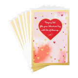DaySpring Pack of Religious Valentines Day Cards, Lots of Blessings (6 Valentines Day Cards with Envelopes)