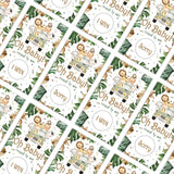 Woodland Animal Scratch Off Game Cards?32 Pcs?Baby Shower Games Raffle Cards Wedding Bridal Shower Gift Certificate Scratch Off Cards Family Holiday Games Supplies For Kids Adults