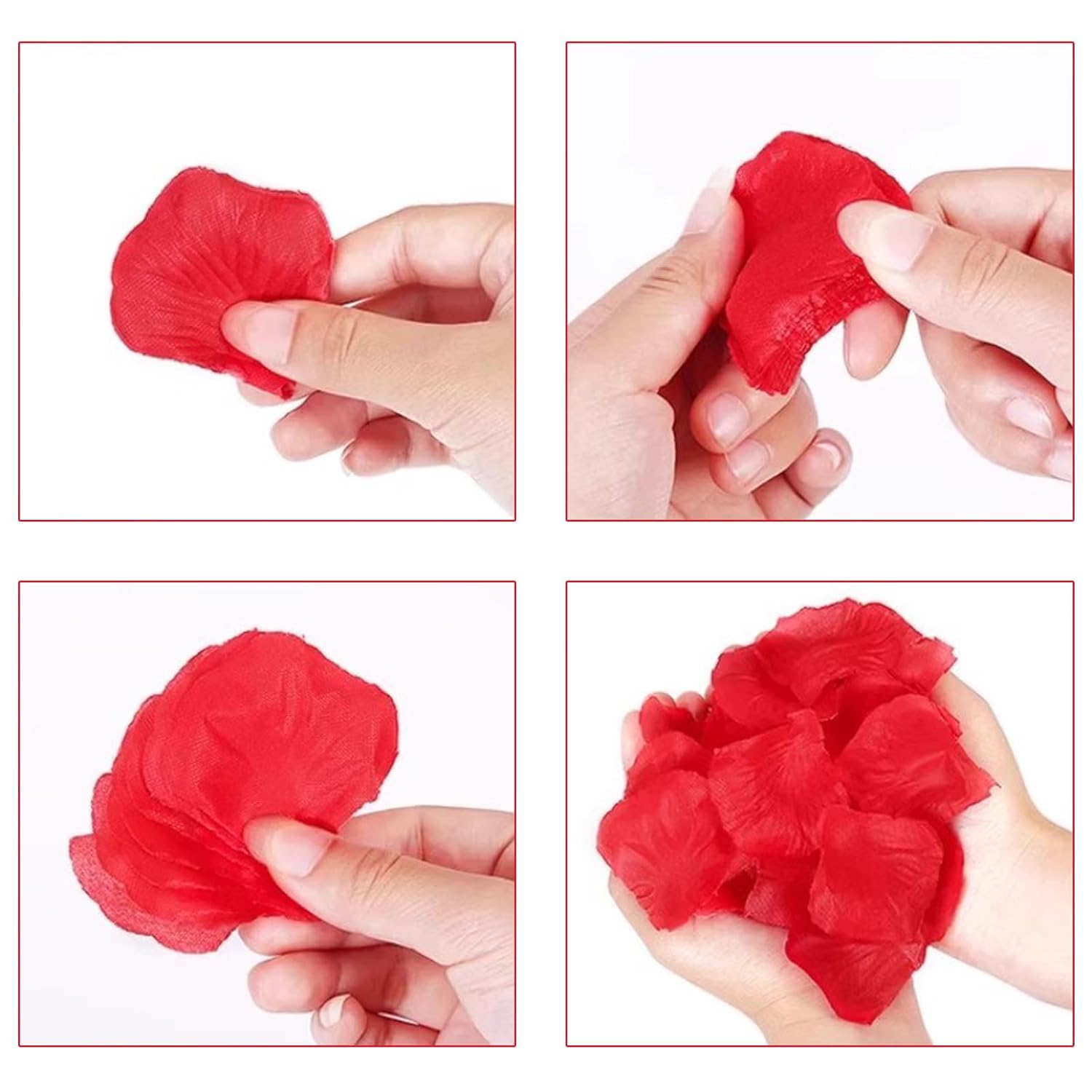 4500Pcs Red Rose Petals, Artificial Flower Petals Fake Rose Petals For Romantic Night,Wedding,Proposal Anniversary Flower Decorations