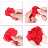 4500Pcs Red Rose Petals, Artificial Flower Petals Fake Rose Petals For Romantic Night,Wedding,Proposal Anniversary Flower Decorations