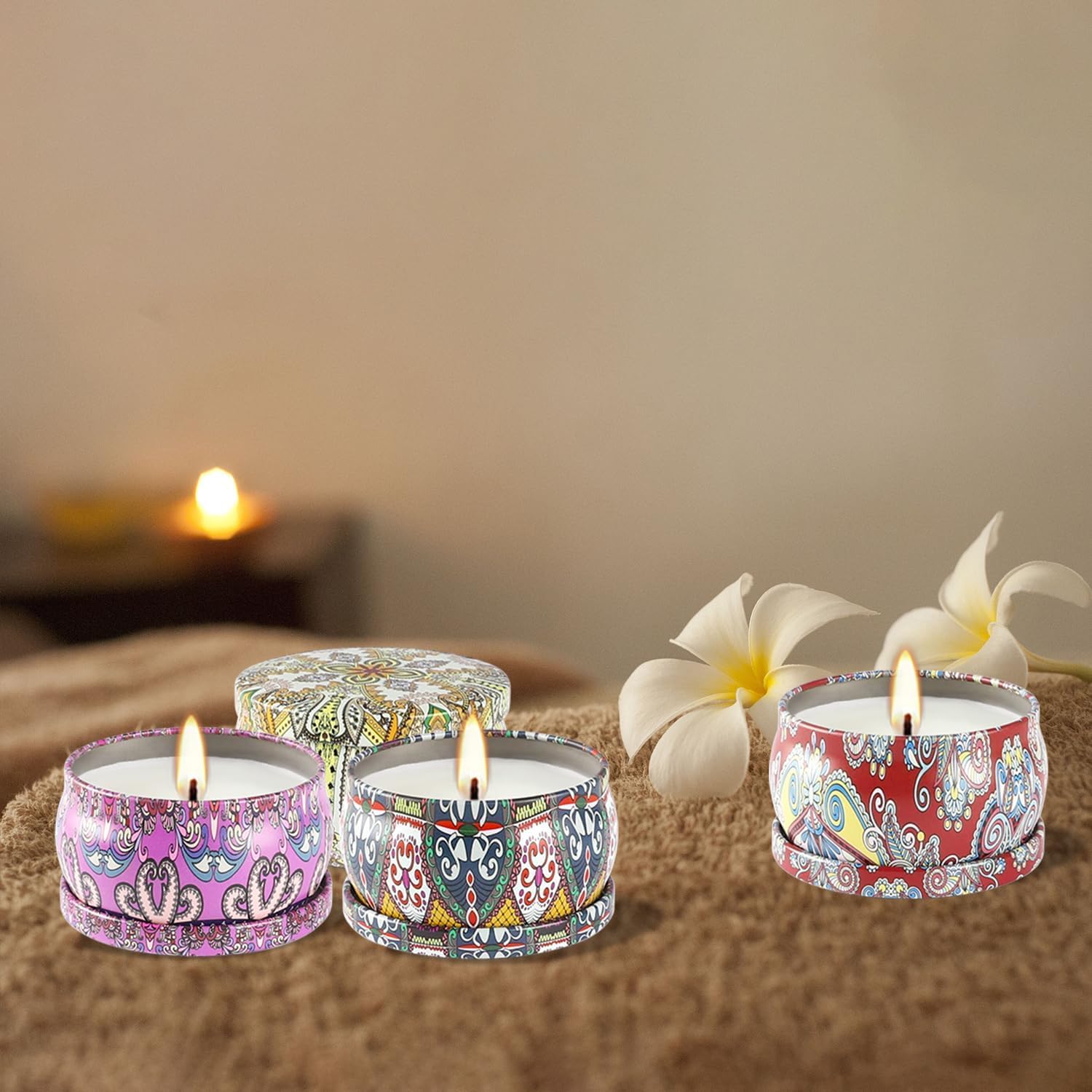 24Pack Scented Candles,Soy Wax Jar Candles,Aromatherapy Candles For Home 2.5 Oz Scented Candles For Mom For Christmas Candles, Birthday, Thanksgiving, Mother'S Day,Valentine'Sday