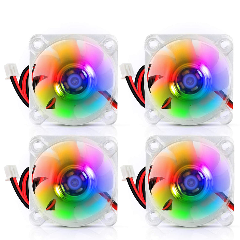 40 40 10 Fan 24V Hydraulic Bearing Brushless Cooling Fan Rgb Led Dc 4010 40X40