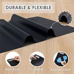 31.5" X 23.6" Extra Large Silicone Mat For Resin Casting, Epoxy And Crafts, Nonstick Silicone Sheet For Jewelry Casting Molds, Countertop Protector Mat Heat Resistant Placemats By , Black