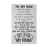 Dad Christmas Card From Daughter - Dad Fathers Day Cards From Daughter, Father Birthday Gifts, Daddy Presents