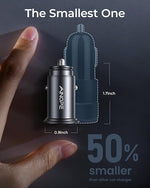 4.8A All-Metal Car Charger, Fast Charge Adapter for iPhone, iPad, Samsung