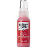 Gallery Glass, Ruby Red Stained Glass 2 fl oz Brilliant Smooth Finish Paint, Perfect for Easy to Apply DIY Arts and Crafts, 19691