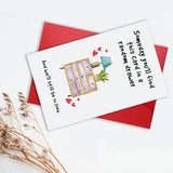 Romantic Valentine'S Day Cards Gift For Husband Wife Boyfriend Girlfriend Partner, Funny Anniversary & Birthday Card Gift For Husband, Wife, Boyfriend, Girlfriend, Unique Valentines Day Gifts For Women Men