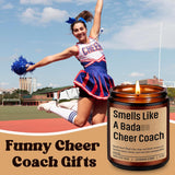 Candle, Cool Cheer Coach Gifts For Women, Funny Appreciation Cheerleading Gifts For Cheerleader Coaches, Senior School Cheer Team Essentials, Competition/End Of Season Cheerleading Stuff