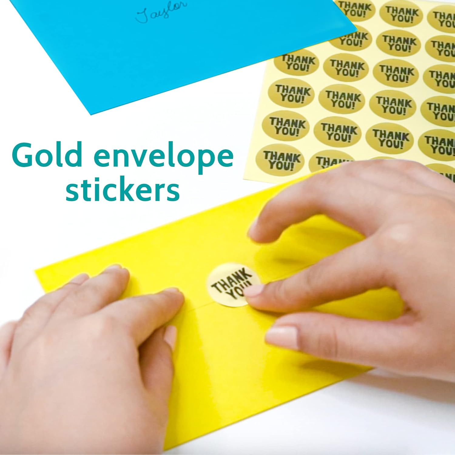 48 Funny Thank You Cards With Colorful Envelopes And Gold Stickers - Bulk 4X6” Boxed Set For Employee Appreciation Cards, Kids, Friends, Staff And Customers - Cute Animal Designs