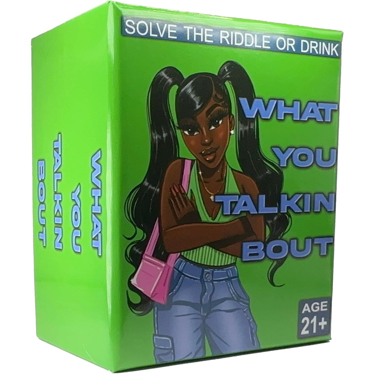 What You Talkin Bout: The Riddle-Infused Drinking Game For Adults – Guess Correctly Or Take A Shot In This Unique Party Card Challenge