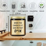 Gifts For Wife Husband - Birthday Fathers Day Mothers Day Christmas Gifts For Wife Husband, Funny Anniversary, Lavender Candle
