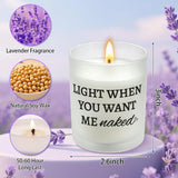 Mens Valentines Day Gifts For Him Boyfriend From Girlfriend,Funny Anniversary Couple Gifts For Men Husband From Wife,Romantic Birthday Galentines Lavender Candle Gift Decor For Home Office Spa Relax