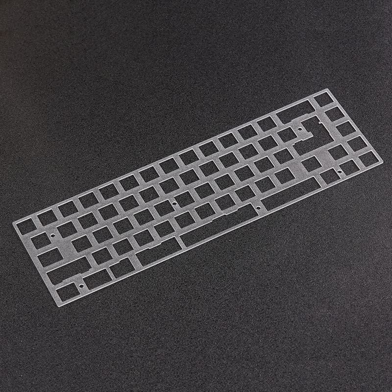 67 68 Key 65% Mechanical Keyboard Positioning Plate Polycarbonate Plate Compatible Diy For Tada68 Kbd65 Dz65 Rgb Tofu65