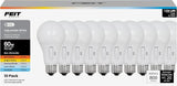 A19 LED Light Bulb 60W Equivalent 5CCT Selectable Color Temperature 10 Pack