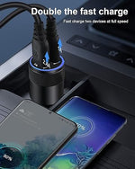 2-Pack Fast Charge Dual Port USB Car Charger for iPhone & Galaxy - 3.4A