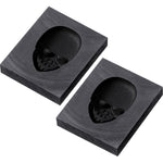 2 Pcs Casting Molds Skull 3D Graphite Ingot Molds Jewelry Casting Tools Crucible Mould For Metal Smelting Gold Silver Aluminum Copper Brass, 60Mm X 40Mm