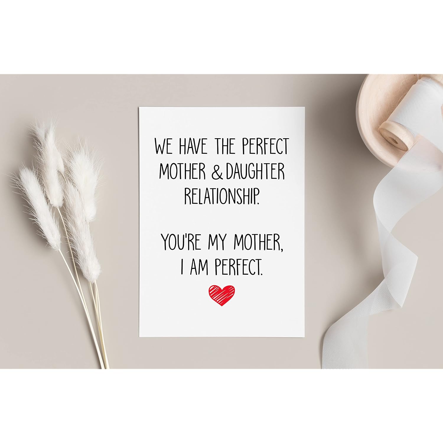 Mothers Day Card From Daughter - Card For Mom - Mom Birthday Card - Funny Mothers Day Card - Funny Card For Mom - Mom Card - Mom Card From Son