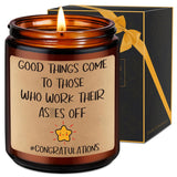Congratulations Candles, Congrats, New Job Promotion Gifts For Women Men, Friend, Coworker, Work Bestie, Funny New Business Owner Congrats Gifts, Congratulations On Your Promotion