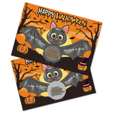30 Pcs Halloween Scratch Off Cards - Funny Bat Trick Or Treat Game With Stickers