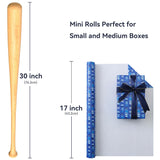 Birthday Wrapping Paper Roll-17 Inches X 32.8 Feet, Blue Happy Birthday Design, 1 Roll