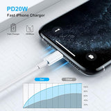 10FT USB C to Lightning Cable MFi Certified Long iPhone Fast Charging Cord