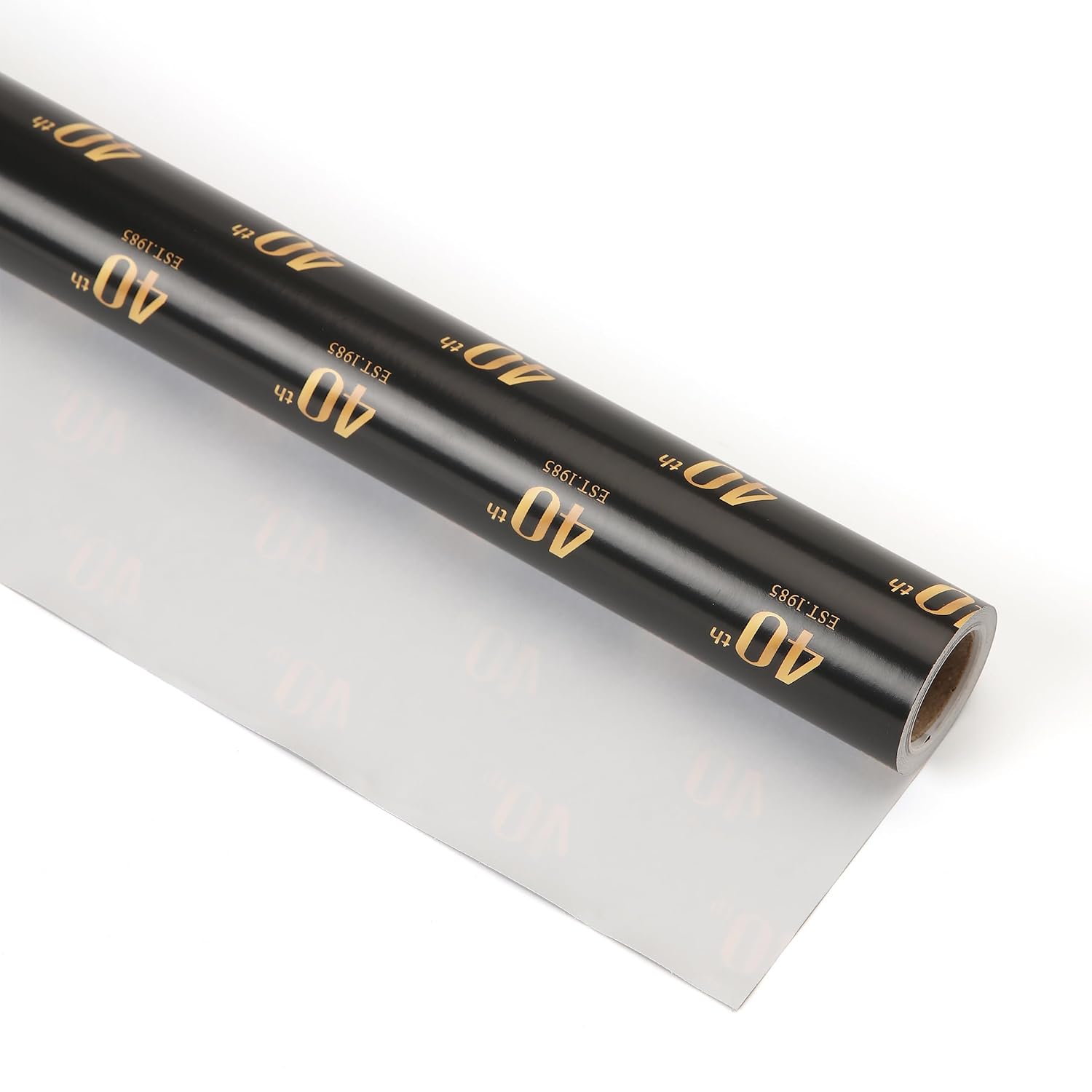 40Th Birthday Wrapping Paper Roll, Mini Roll-17 Inches * 32.8 Feet, Black 1985 40 Year Old Design Wrap Paper For Men Women, For Birthday Party, Gifts Wrapping, 1 Roll(1985 40Th)